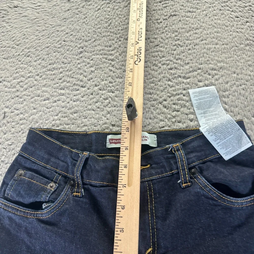 Levi's 511 Jeans Boys 14 Blue Cotton Denim Straight Leg Slim Stretch‎ Workwear